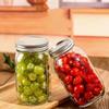 10 Pezzi Coperchi per Vasi Mason Coperchi in Latta Bordo Liscio A Tenuta Ermetica Anti-perdita per Alimenti Cereali Condimenti Bevande Freezer Frigorifero Asciutto