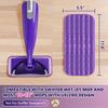 For Flash Powermop Mop Pad Reusable Fibers For Daily Cleaning Home Office
