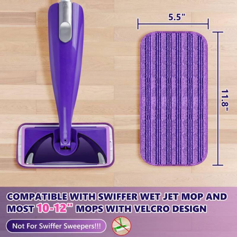 For Flash Powermop Mop Pad Reusable Fibers For Daily Cleaning Home Office