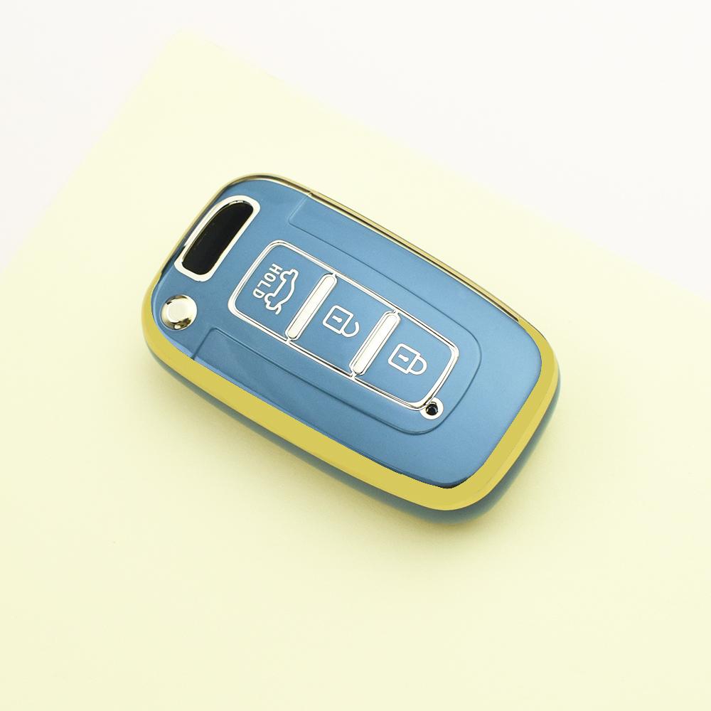 Auto Keychain Tpu Keyless Car Key Case Cover For Kia Soul Hyundai Solaris Hb20 Rohens Sonata 8 Sr Ix35 Elantra I30 Veloster