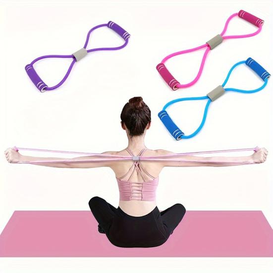 Pedal Resistance Band with Handle 6-Tube Pedal Ankle Puller Elastic Sit-up Pull Rope Men Women Yoga Pedal Workout Band Exercise Equipment