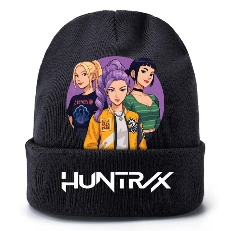 Demon Hunter Knitted Hat Cartoon Headgear Cotton Winter Cap Anime Birthday Gifts