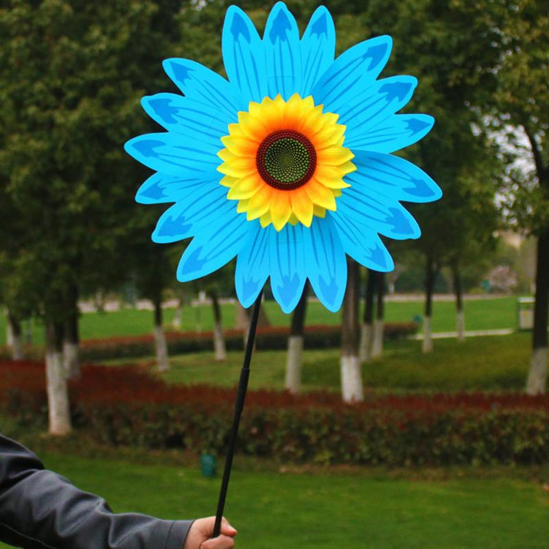 36Cm Sunflower Windmill Toys For Children Turntable Classic Outdoor Sports Toy