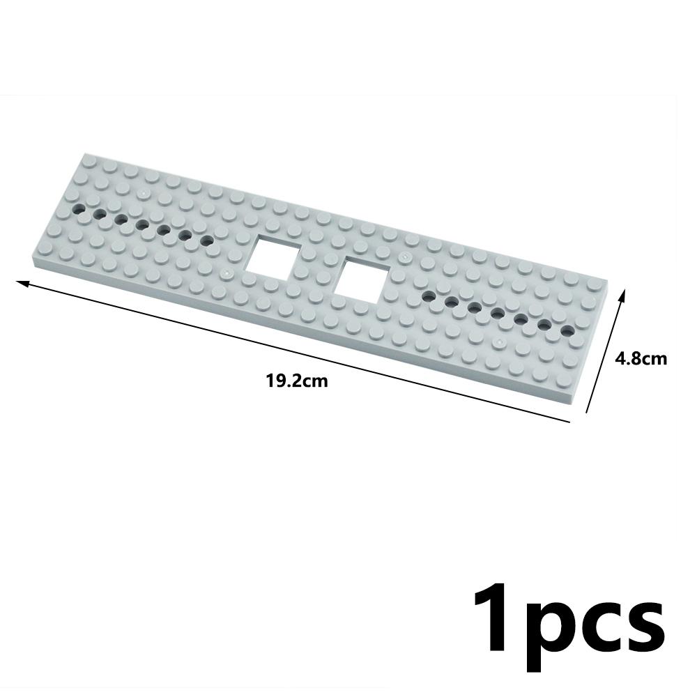 MOC High-Tech Train BasePlate 6x28 6x24 Dots Building Blocks Car Truck Bottom Plate