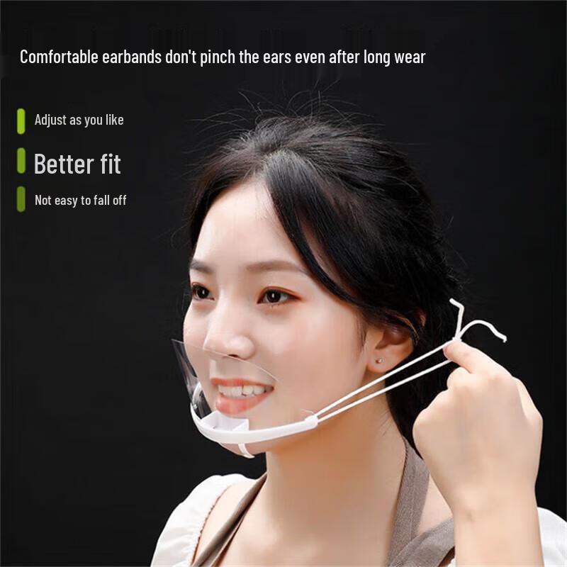 JINGRUIXIANG Transparent Catering & Hotel Anti-Fog Mask