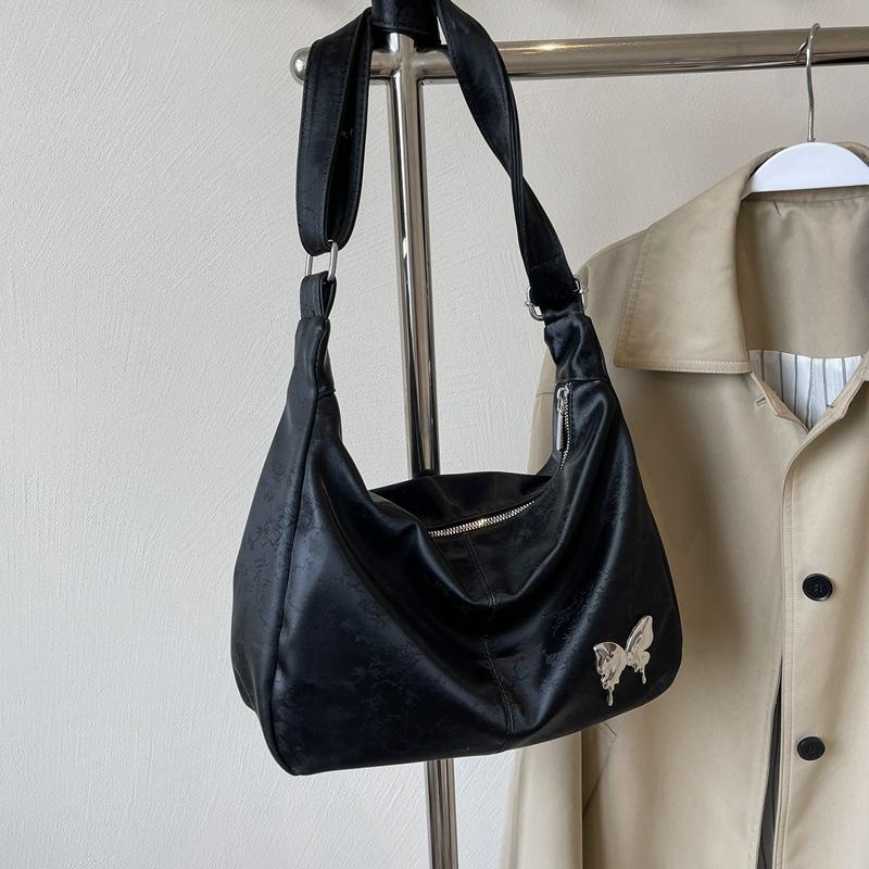 

Большая вместительная сумка для женщин, новая летняя красивая простая нишевая индивидуальная сумка через плечо на одно плечо для женщин