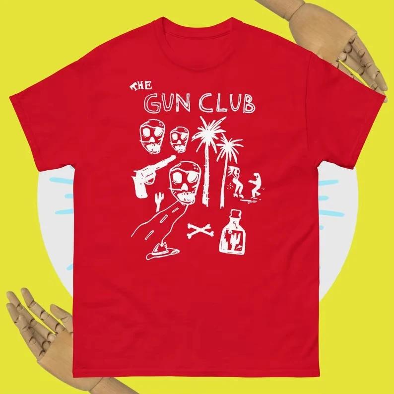 

The Gun Club T Shirt Post Punk Band T-Shirt The Gun Club Unisex Women Summer T-Shirt Birthday Gift 4XL