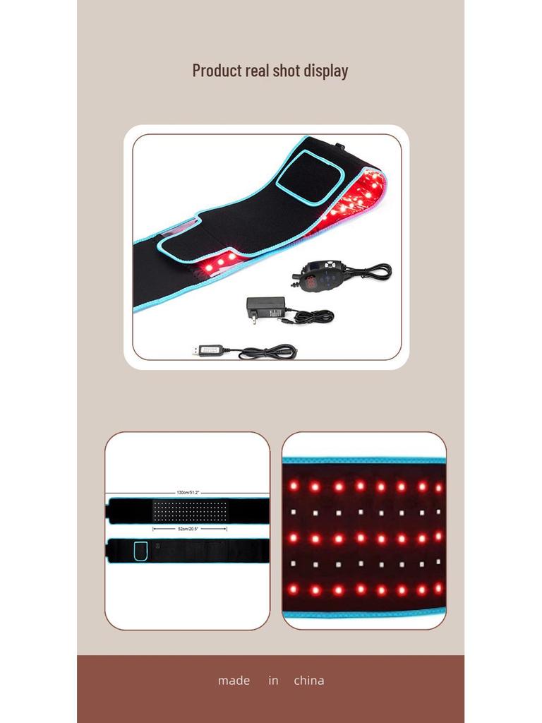 Infrared Waist Belt: Red Light Therapy for Back, Abdominal, and Uterine Pain Relief