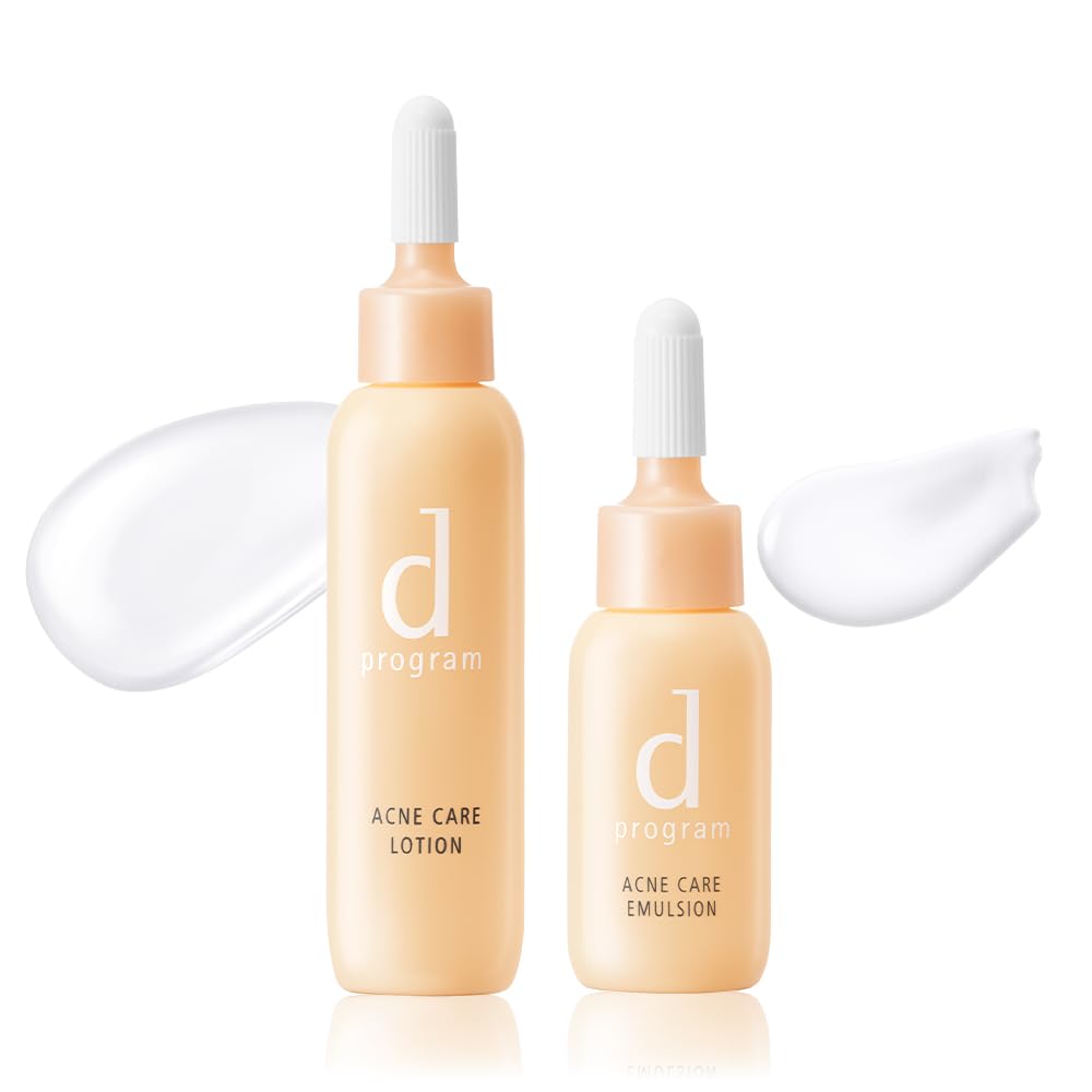 D Program Acne Care Set MB Lotion 23mL Emulsion 11mL Trial Size For Sensitive Prevents Acne [Official] + 7-Day [Quasi-drug] Skin,