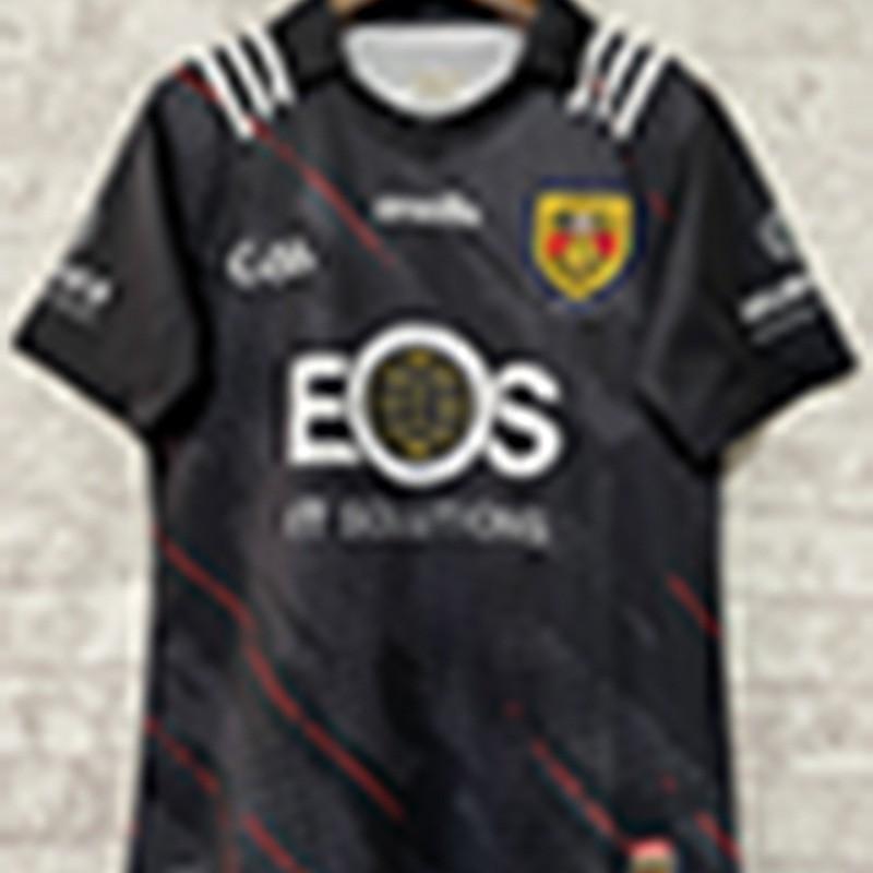 Sligo Rugby Training Jersey Short Sleeve Solid Color Sports Top Men Women