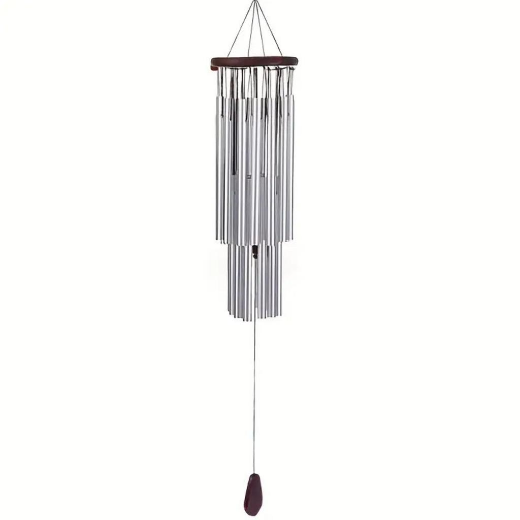 27-Tube and Rosewood Wind Chimes for Garden Decoration