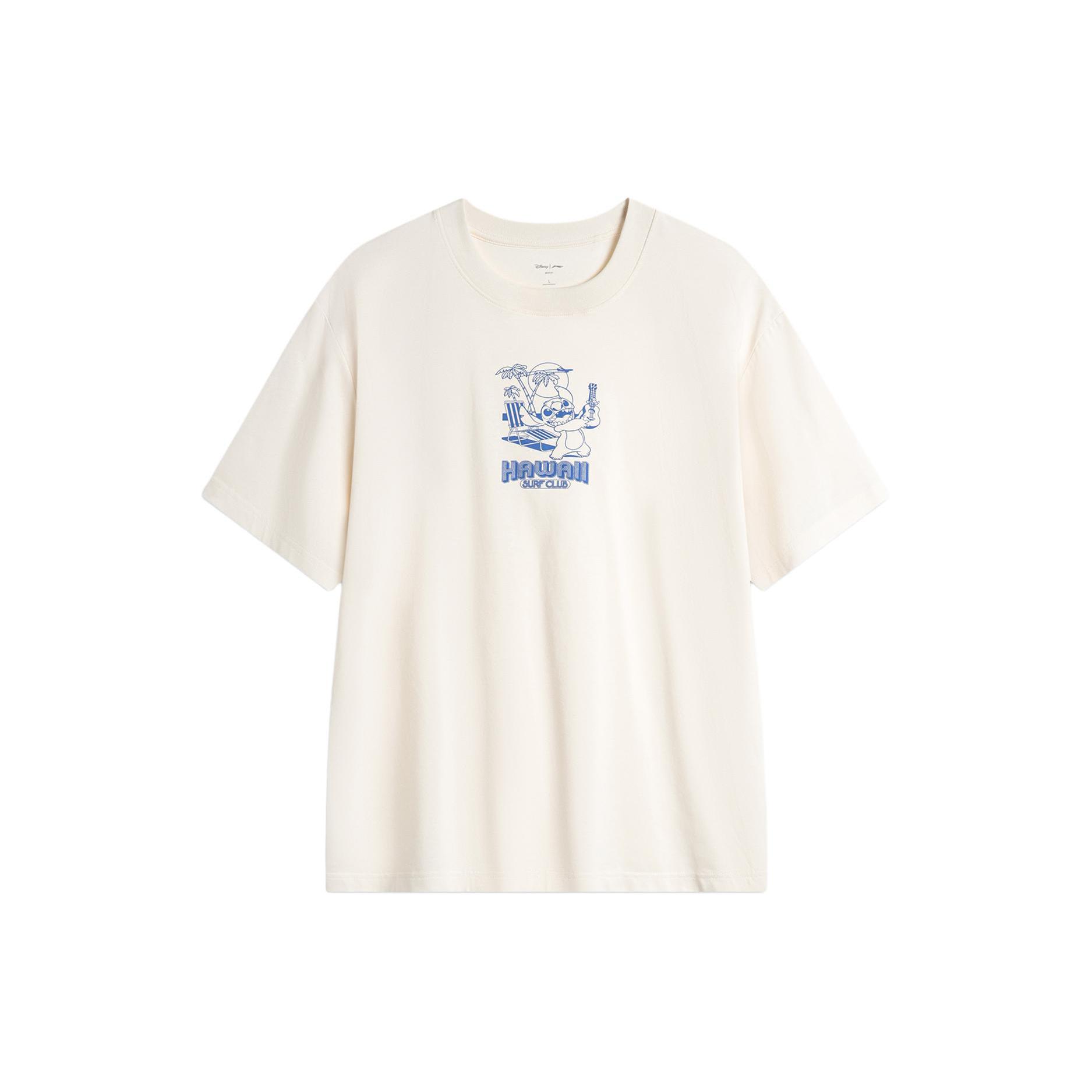Li Ning x Disney T Shirt Men s Ecru ATSU153-1 XXL