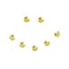 100pcs Cabochons Yellow Duck Resin Ornament Cartoon Duck Resin Figurines  Nail Enhancement