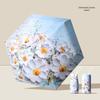 PALONY Compact Mini Flat Six-Fold UV Sun Umbrella