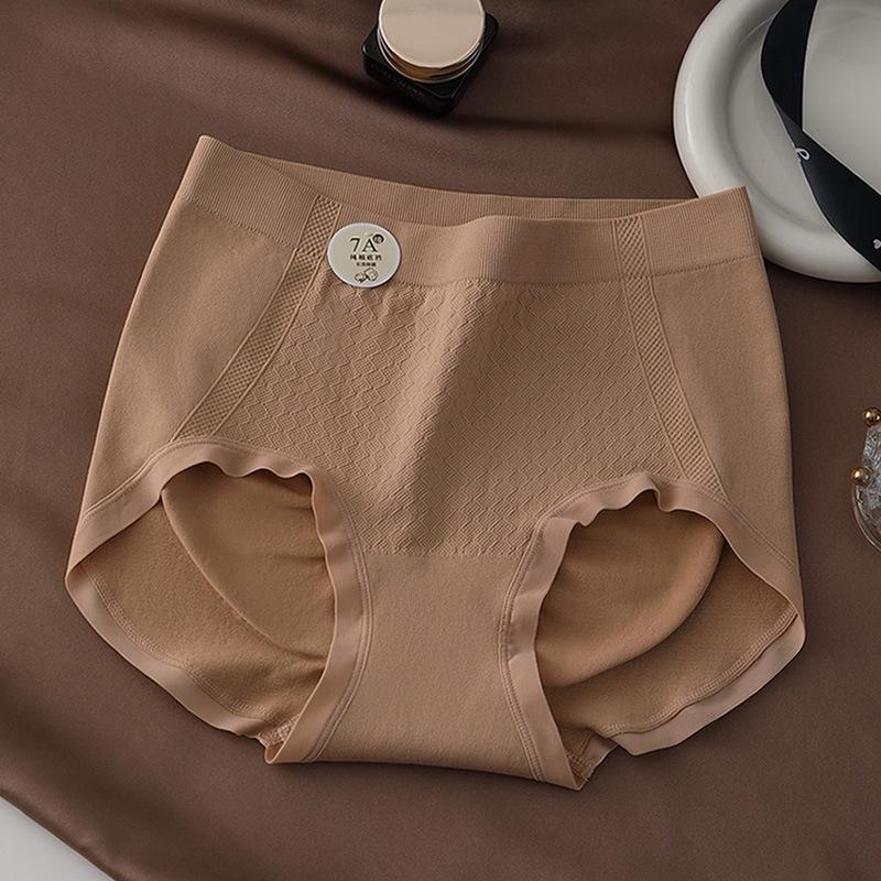 Large Size Lady Spring 7A Antibacterial Crotch Abdominal Lift Hip Breathable Non-scar Waist Triangle Briefs