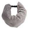 Travel Neck Pillow Stuffable with Adjustable Strap U Shape Soft Packable Fillable Travel Pillow Storage Bag Grey