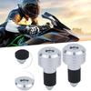 Motorcycle Handlebar Ends 2X Alloy Anti Vibration Slider Plugs Motorbike Grip Plug Handle Bar Slider Caps Weight Plugs For