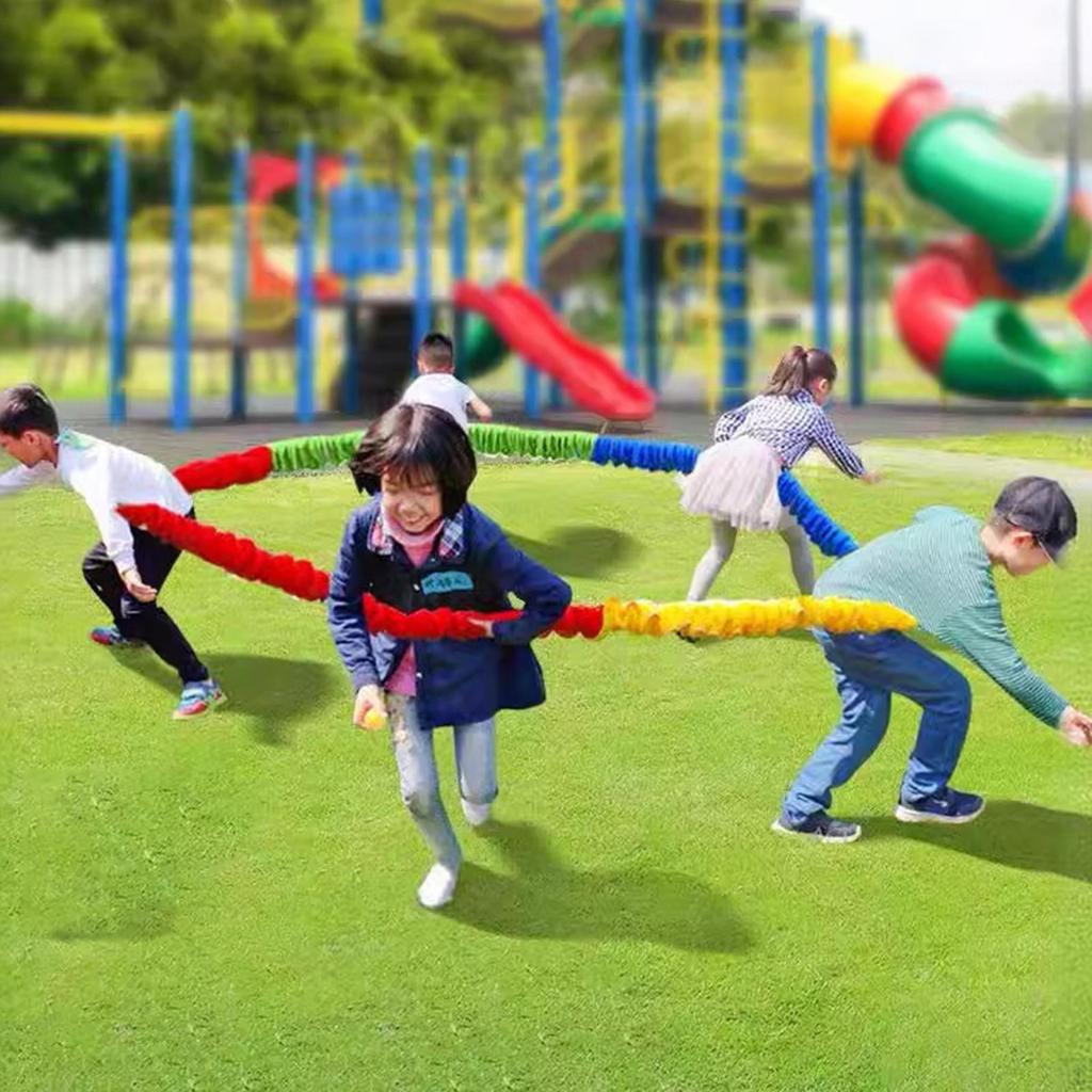 Cooperative Stretch Band Exercise Loop Multifunctional Dynamic Movement Parent Child Activities