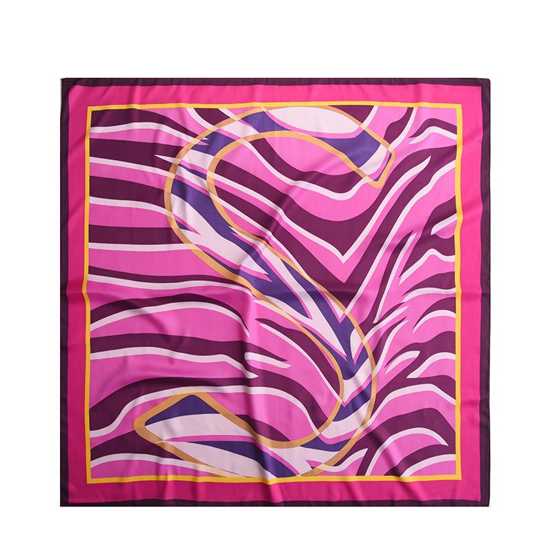 Foulard Stampati Primavera ed Estate, Foulard Quadrati 90 Fiore di Tè, Foulard da Donna Protezione Solare, Foulard, Accessori