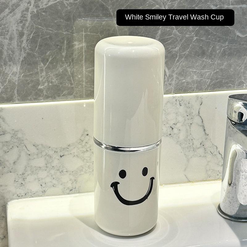 Travel Wash Cup Portable Toothbrush Set Mouthwash Cup Three-in-one Small Toothbrush Cup