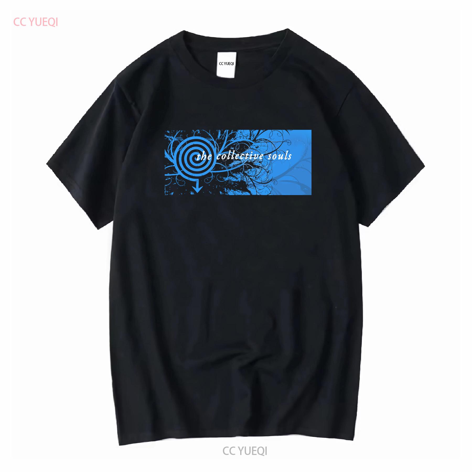 

Vintage The Collective Souls Black T Shirt Size Large long or short sleeves vintage Washed Unisex Top For Everyday Wear homme 4XL