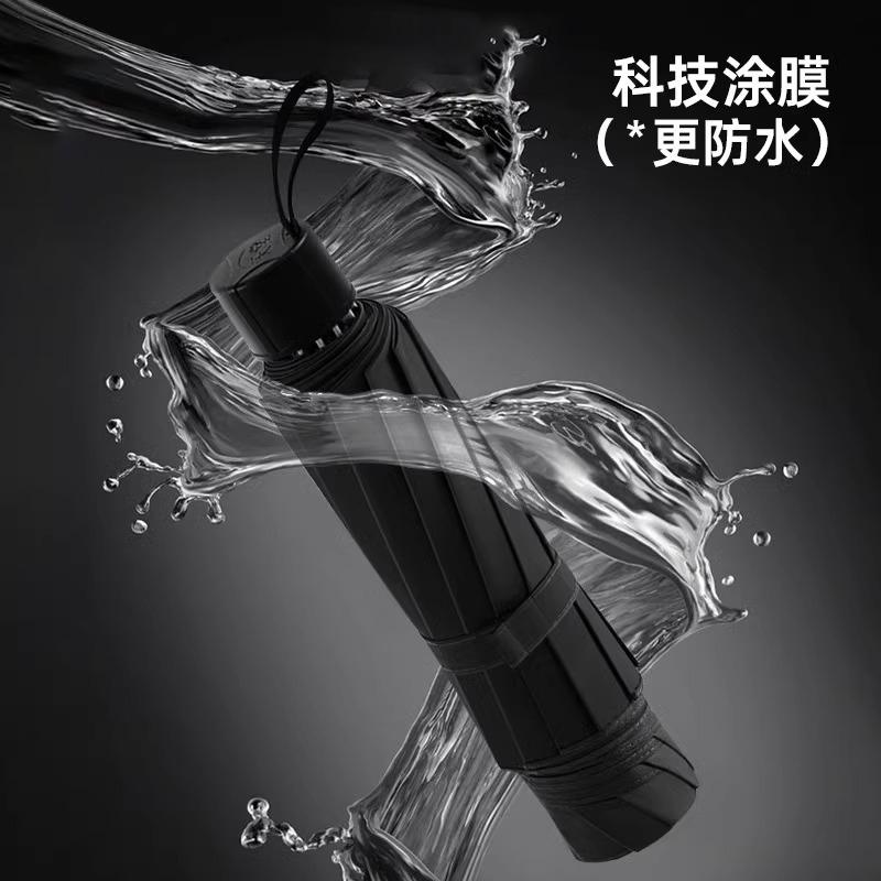 Manual Umbrella Large Oversized Umbrella Student Double Folding Umbrella Sunshine and Rain Parasol Women's Sun Protection and UV Protection