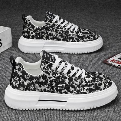 Freizeit Herrenschuhe mit Frühling/Herbst Stoffoberfläche Atmungsaktiv Vielseitig Flachsohlig Rutschfest Board Schuhe Sportschuh für Herren