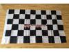 F1 Racing Zwart-Wit Schaakbord Vlag Banner - Rode & Witte Optie Beschikbaar