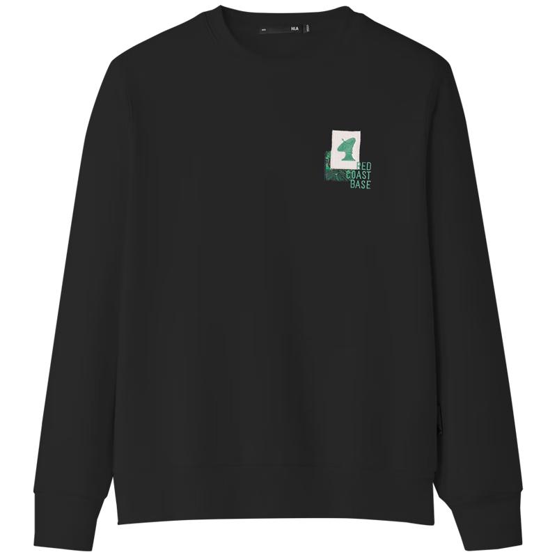 

HLA Men s Three-Body Red Coast Base Fleece-Lined Sweatshirt
