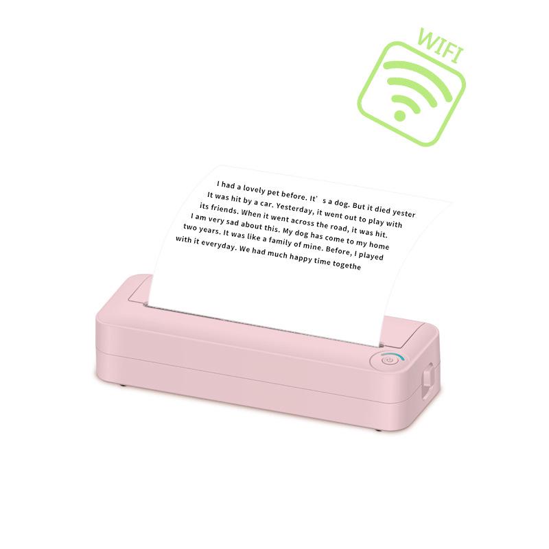 Portable A4 Bluetooth Thermal Printer for Home, Office & Study - Wireless Remote Printing