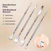 Rust Proof Stainless Steel Double Head Blackhead Remover Scraper Blemish Extractor for Long Lasting Skincare Use