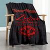 Manchester Personalized Name Blanket Multi-purpose Personalized Blanket Warmthful Decor Throw For Seaside Chair Office Livingroom