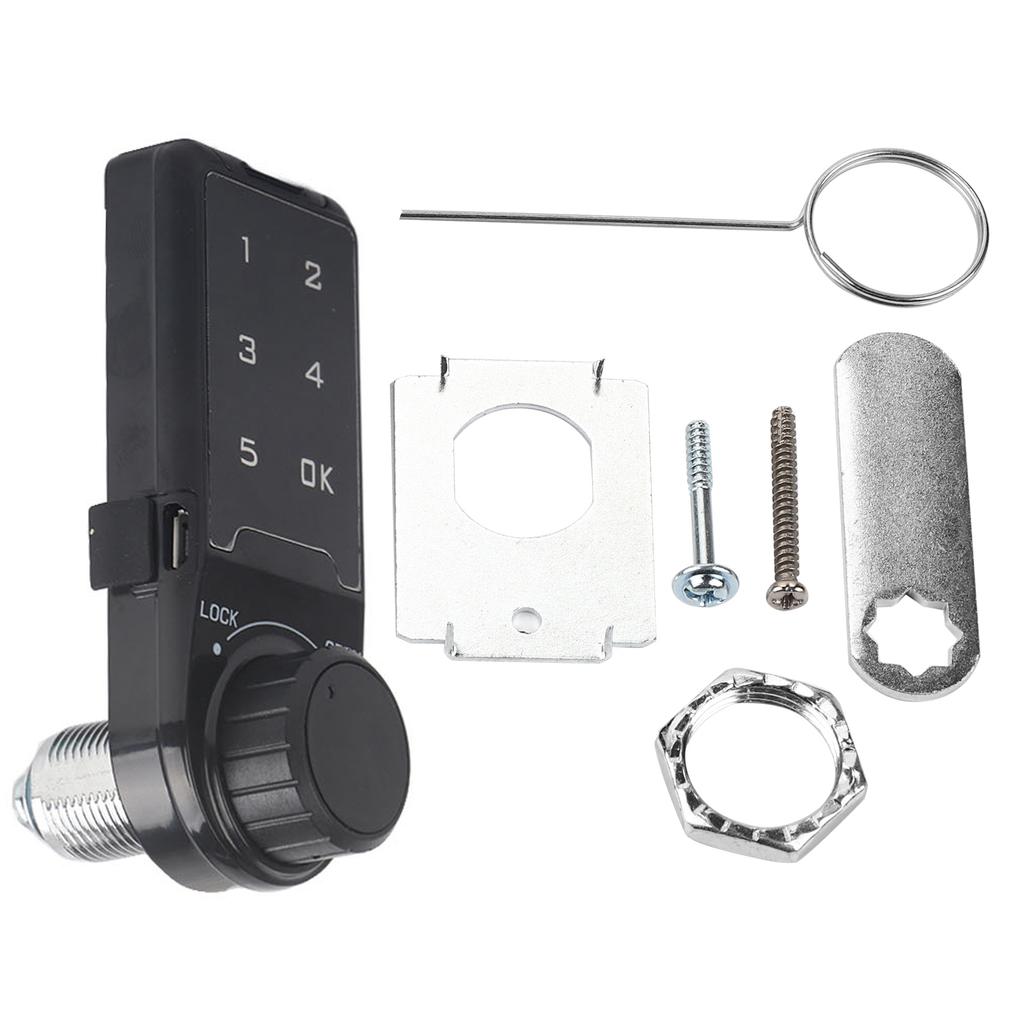 מנעול קוד אלקטרוני מקלדת מגע סיסמה גישת מפתח מנעול ארון אלקטרוני דיגיטלי אבטחה לוקר מקודד מנעול מפתח כרטיס RFID