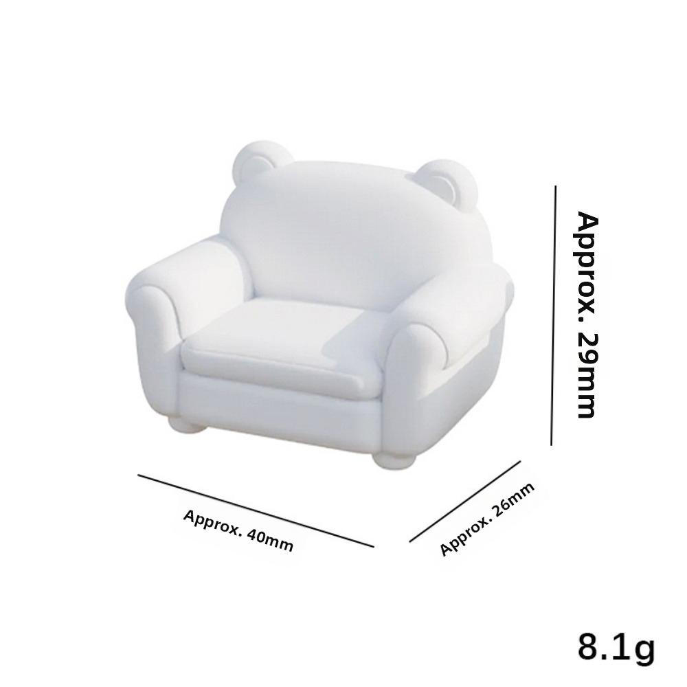 Multistyles European Style Sofa Model Mini Living Room Furniture New Pretend Play Toys