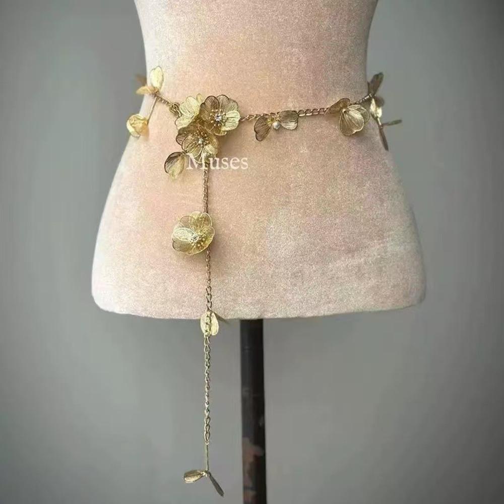 Versatile Pearl Waist Chains Elegant Hip Chain Fashion Body Jewelry  Women