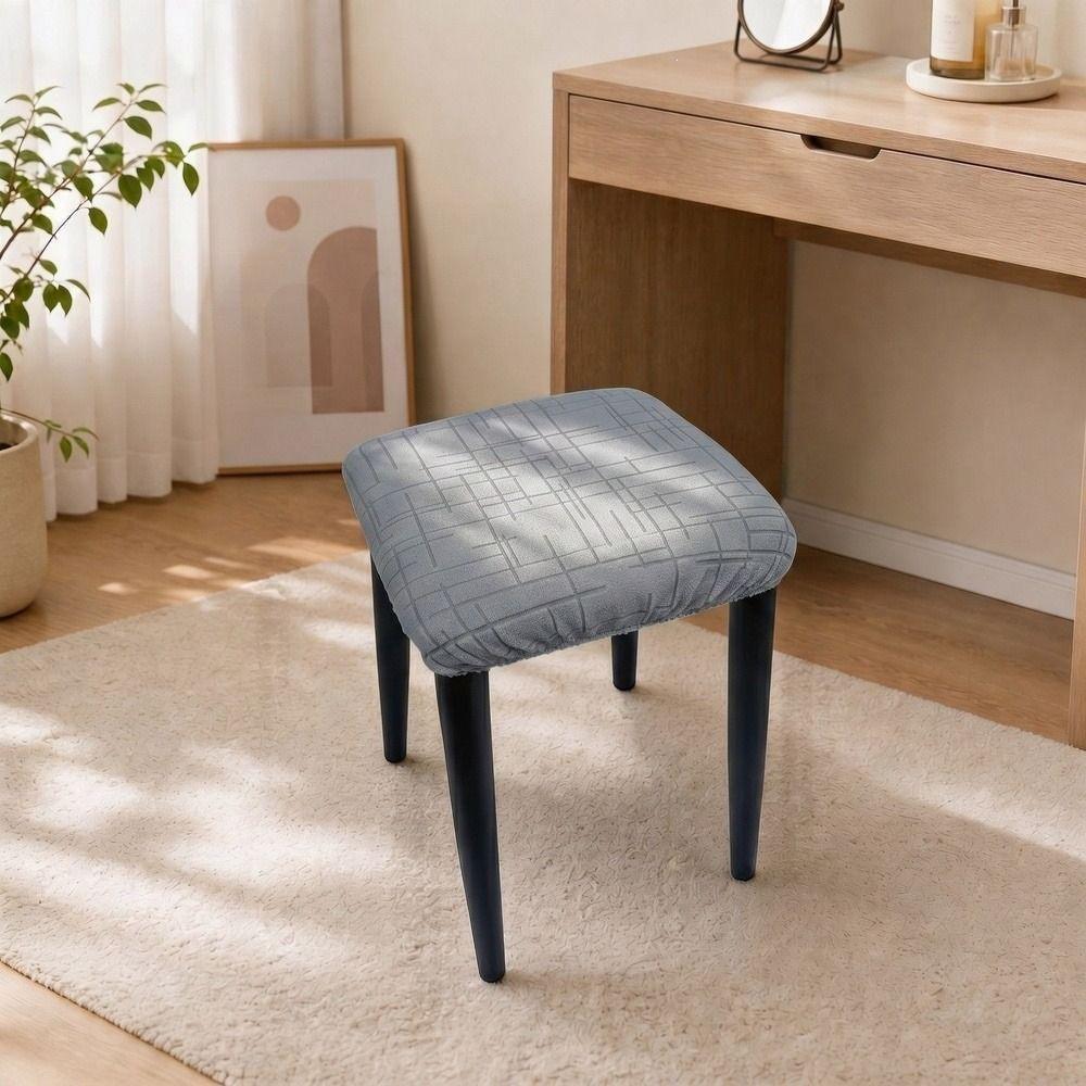 Waterproof Stretch Seat Covers Washable Table Chair Cover Chair Seat Cover for Square Chairs