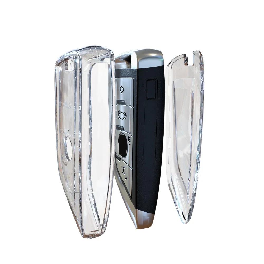 Car Key Case Cover Bag For Bmw F20 G20 G30 X1 X3 X4 X5 G05 X6 X7 G11 F15 F16 G01 G02 F48 Accessories Holder Shell Keychain