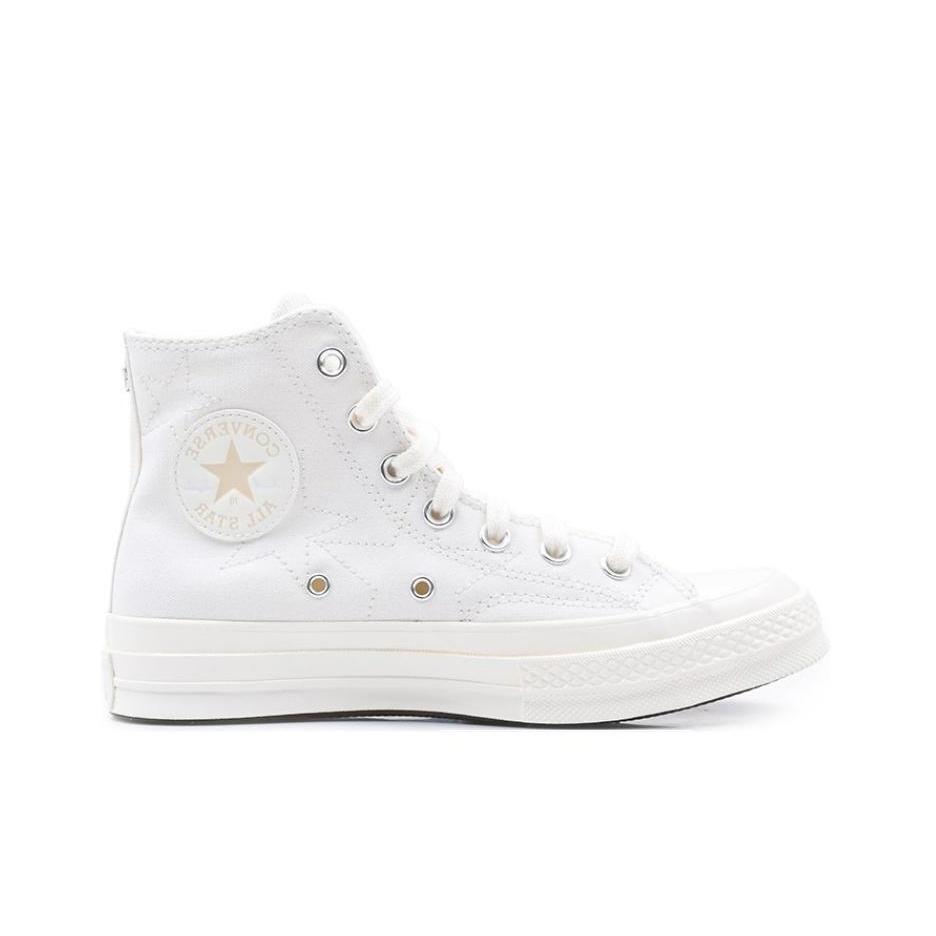 Converse Chuck 70 High Stars Unisex Sneakers Cream Vintage-White Natural-Ivory A11611C