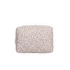 2024 Floral Cotton Cosmetic Bag - Large Capacity, Portable, Hand-Held Storage