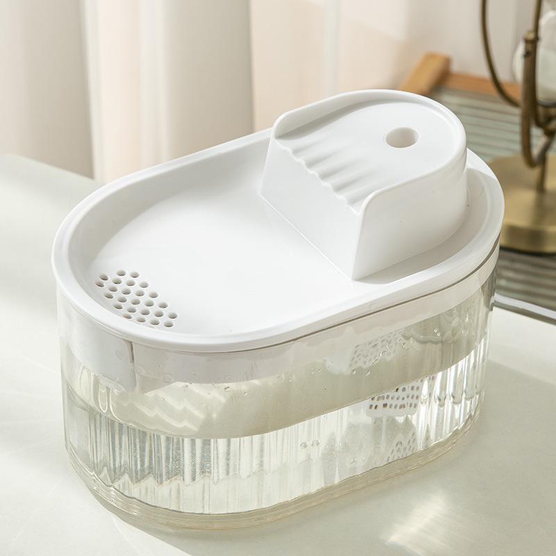 Smart Cat & Dog Automatic Water Dispenser with Elevated Food Bowl, 1.5L Capacity