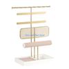 HX6F Space Saving Multilayer Jewelry Stand Storage Holder for Compact Storage of Various Accessories Including Necklaces