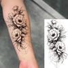 1 Blatt Schick 3D Spinne Löwe Fuchs Blumen Temporäre Tattoos Für Frauen Erwachsene Wasserdicht Langlebig Realistisch Fake Tattoo Aufkleber