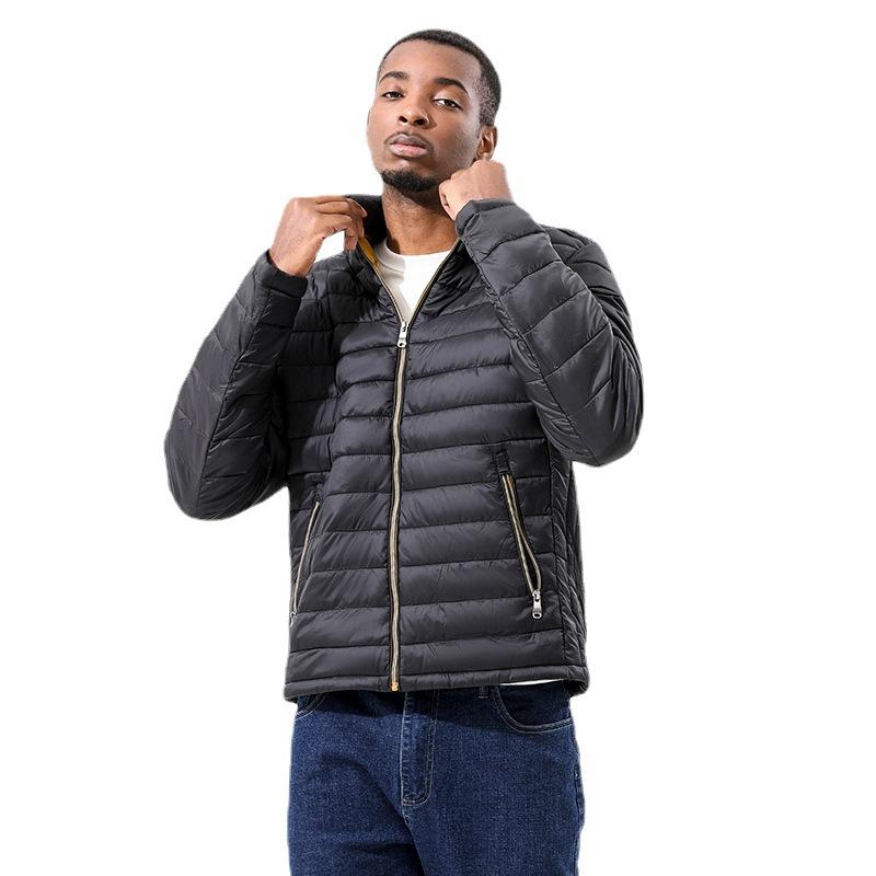 Autumn and winter new stand-up collar men's cotton clothes casual and warm long-sleeved pat cotton jacket men