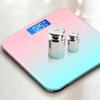 Smart Electronic Health Scale Tempered Glass Surface Lcd Digital Display Gradient Color Multiple Colors Digital Weighing Scale