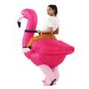 Flamingo Inflatable Costume Christms Mascot  Costume For Women Adults Kids Halloween Cartoon Anime Mascot Cosplay For Party