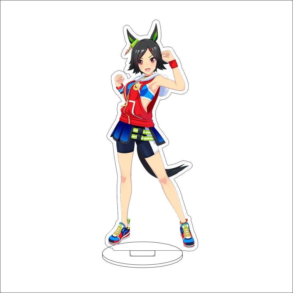 16CM Anime Pretty Derby Cosplay Acrylic Stand Ornaments Taiki Shuttle Grass Wonder Mejiro McQueen Figure Stand Halloween Gifts