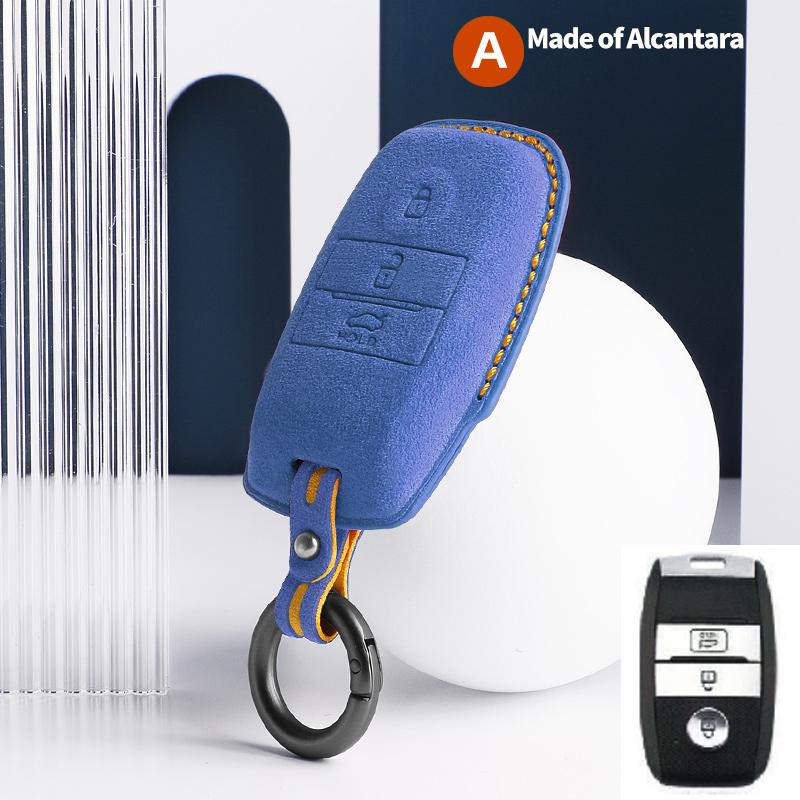 Interior Mouldings For Kia Rio Picanto QL Sportage Ceed Cerato Forte GT Stinger Sorento Optima K2 K3 K4 K5 Car Key Case Suede Ke