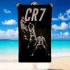 Quick Dry Beach Towel Cristiano Ronaldo Pattern, Lightweight Absorbent Towel for Pool Beach Vacation Use