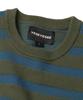 YESEYESEE Speckled Stripe Knit Pullover Deep Green