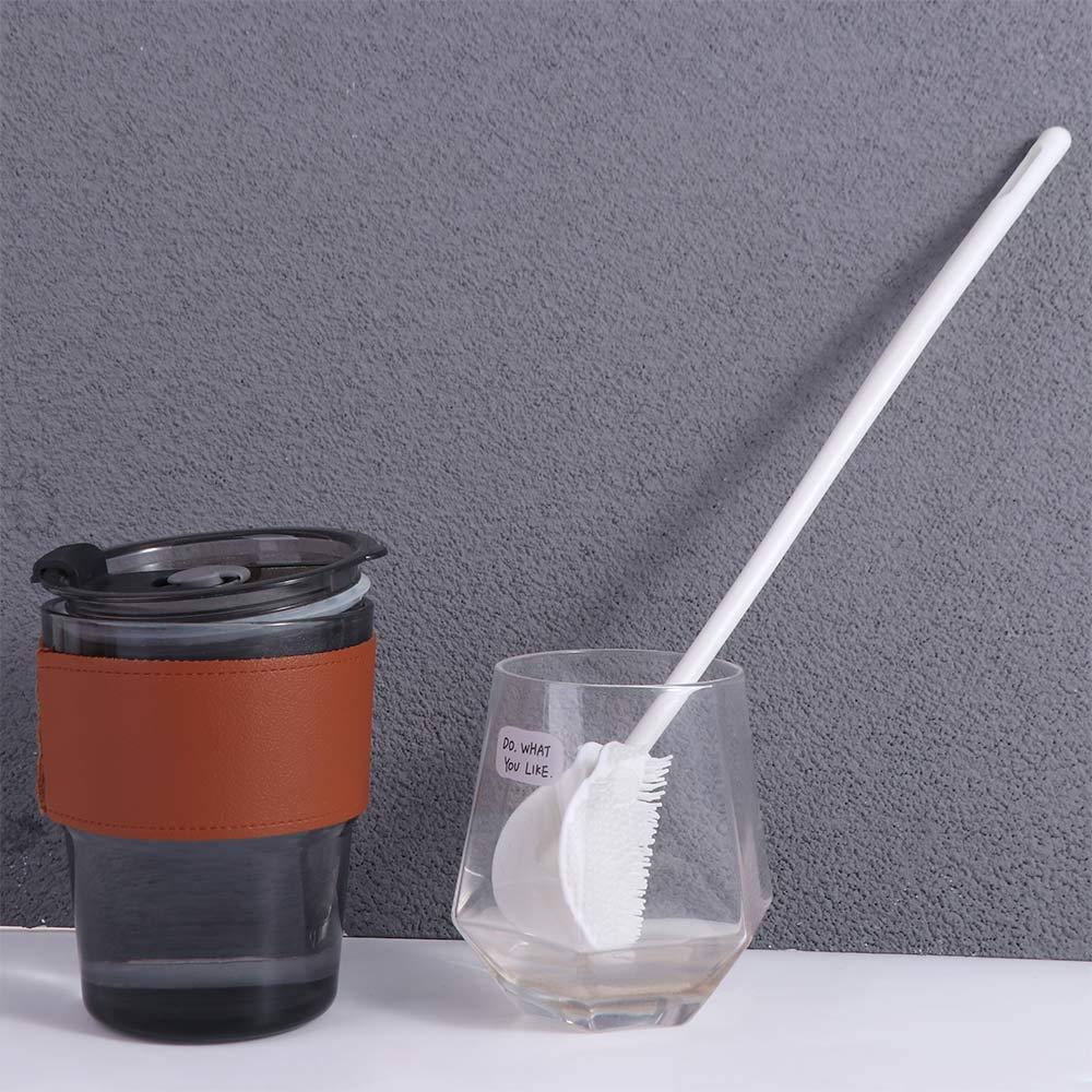 Without Blind Side Soft Head Bottle Brush Water Bottle Cleaner Pacifier Nipple Bottle Cleaning Brush Soft Head Silicone